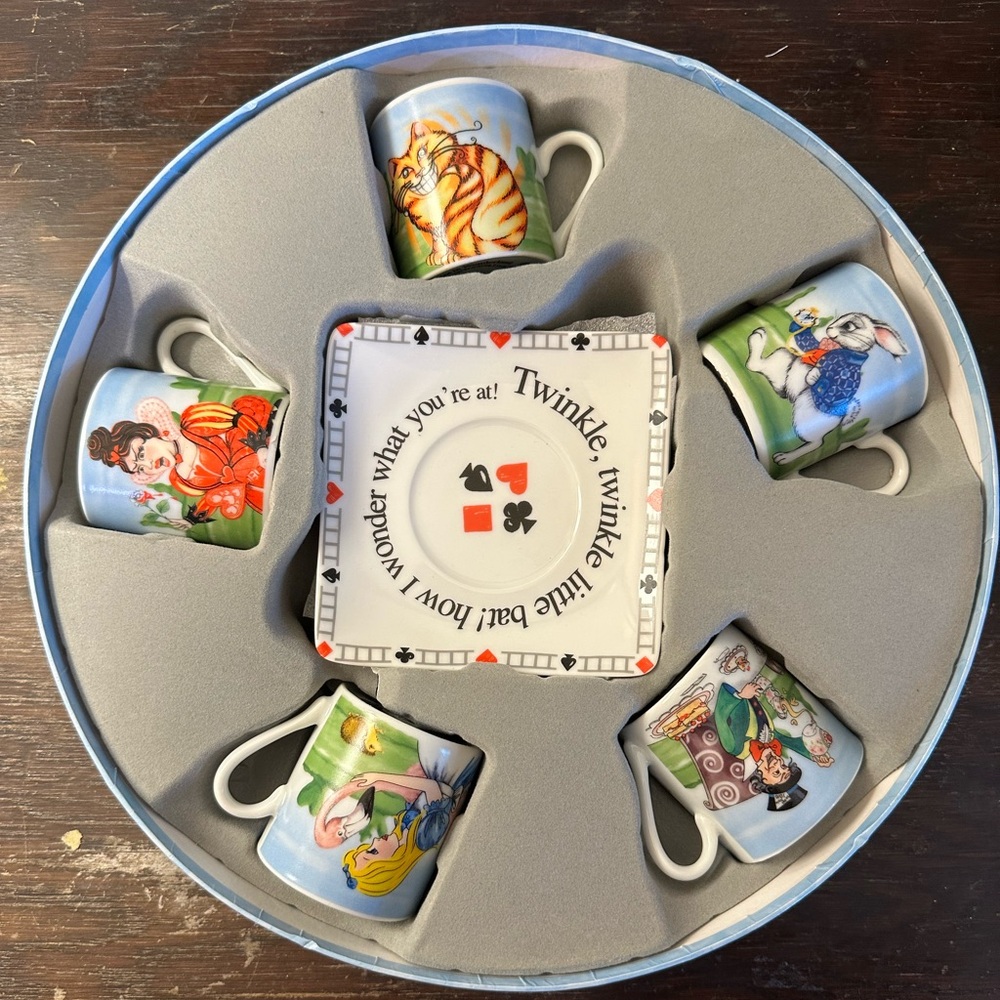 Paul Cardew Alice in Wonderland Cup & Saucer Set